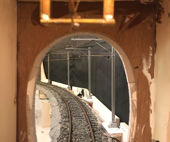 view from the tunnel in module 6 to module 5