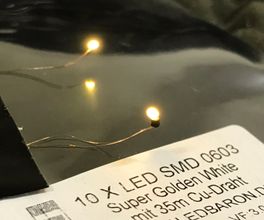 SMD led 0603 with one drop micro crystal clear